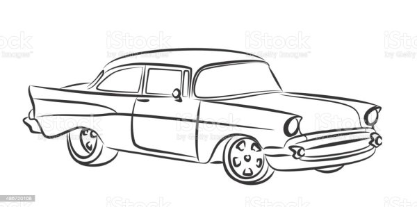 Рисуем ретро автомобиль