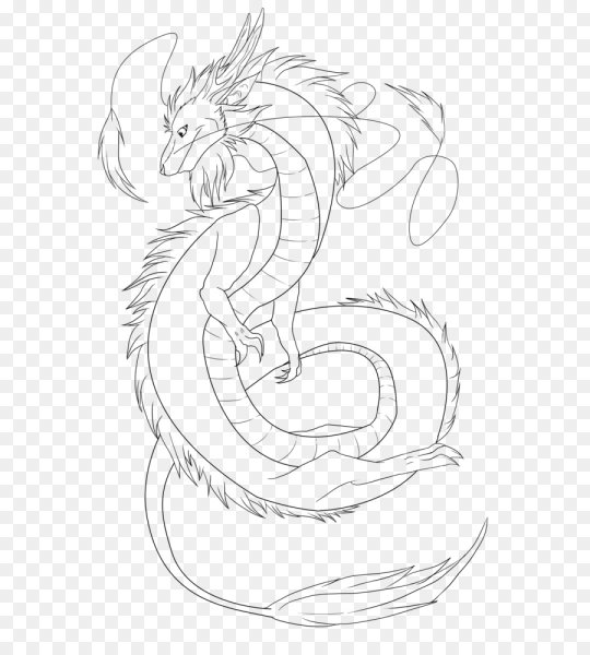 Китайский дракон тату эскизы