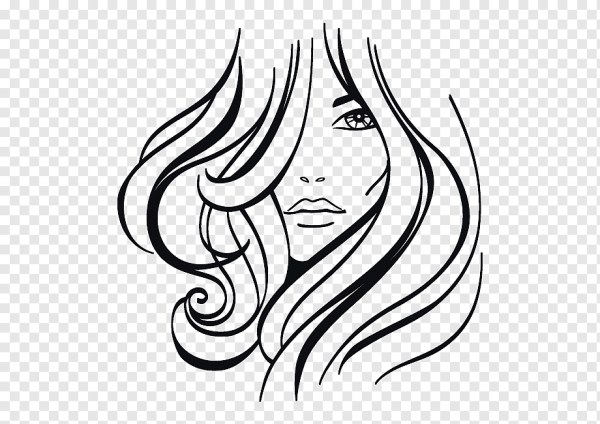 Прическа контур