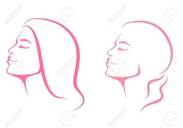 Очертание лица в профиль