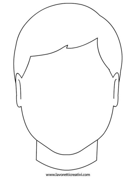 Голова без лица для рисования