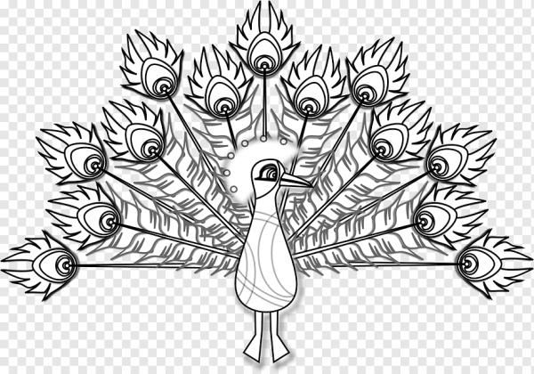 Павлин орнамент