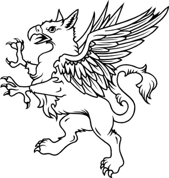 Грифон щитодержатель