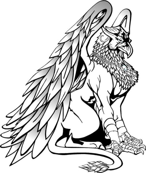 Грифон тату