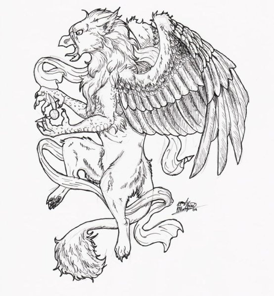 Мифологические существа тату