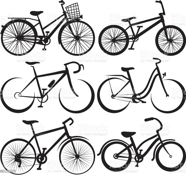 Велосипед раскраска для детей