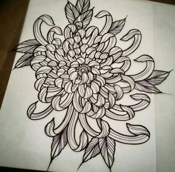 Маленькие хризантемы рисунки наклейки