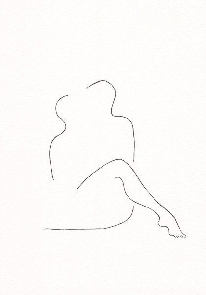 Контурные силуэты для картин