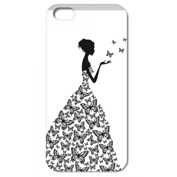 Силуэт девушки в платье