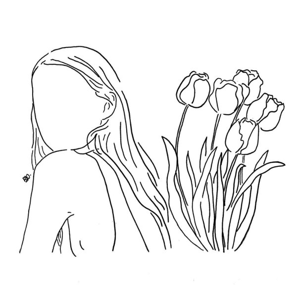 Контурная иллюстрация