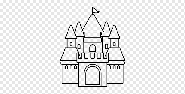 Замок рисунок