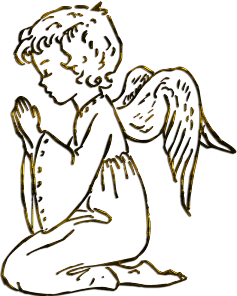 Ангелок карандашом