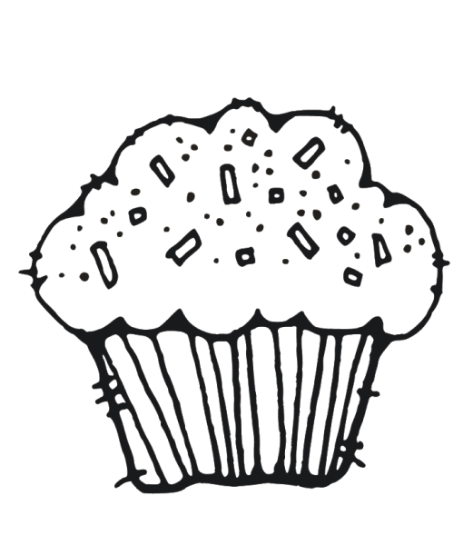 Кексы чёрно белое