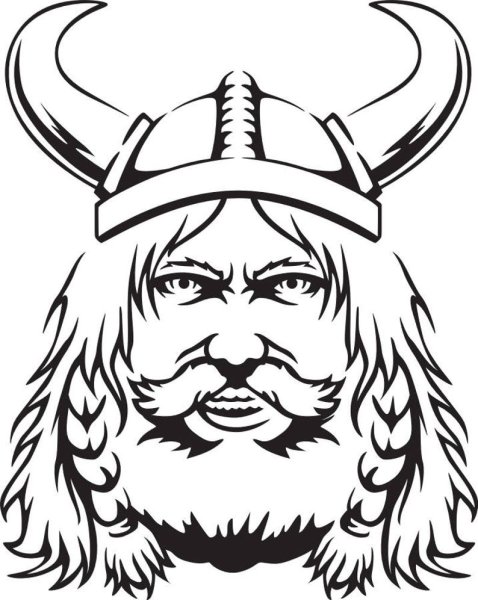 Викинг рисунок
