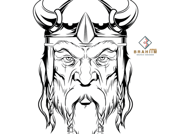 Трафарет Викинг