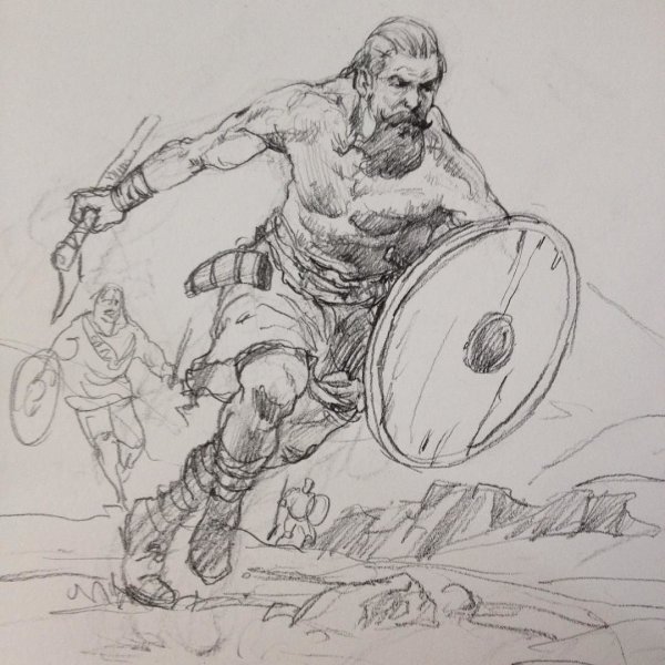 Викинги рисунки детские