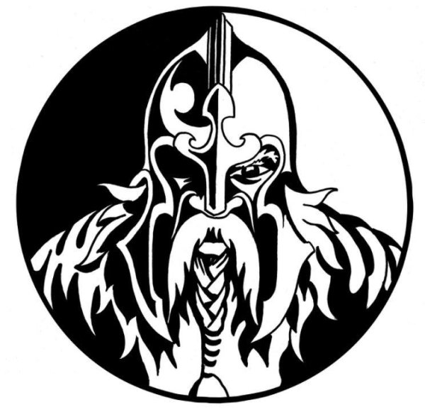 Викинг векторный рисунок