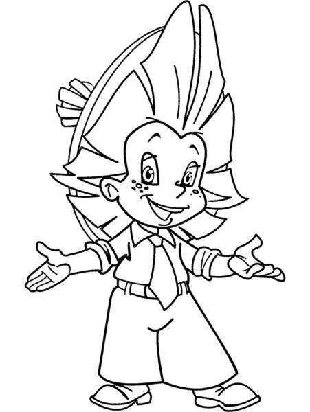 Незнайка и гусля раскраска