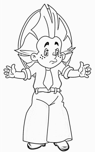 Незнайка раскраска