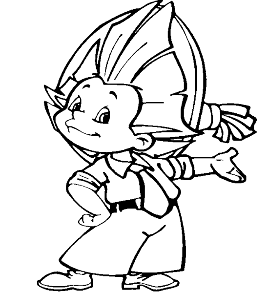 Поэтапное рисование Незнайки