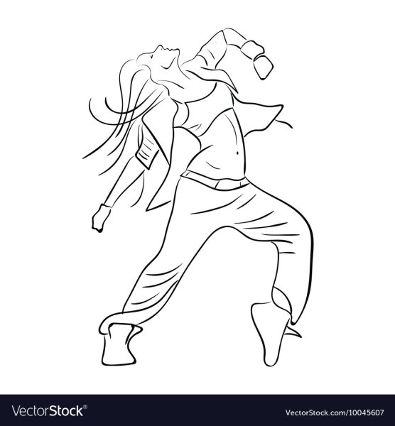 Контур танцующей пары