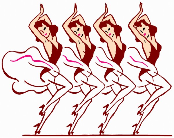 Танцовщица рисунок