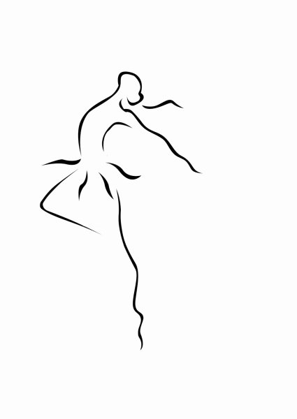 Эскиз танцовщицы