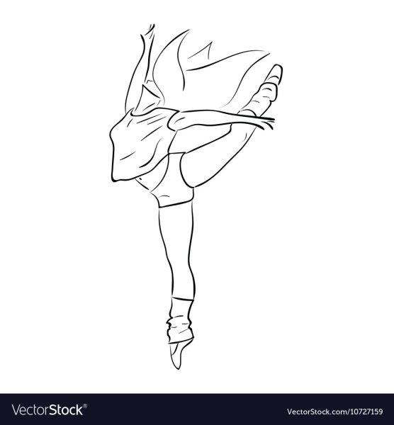 Танец шаблон для рисования