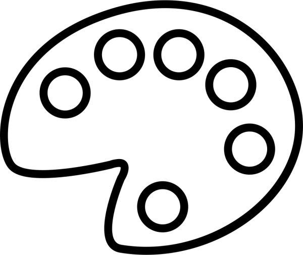 Палитра раскраска для малышей