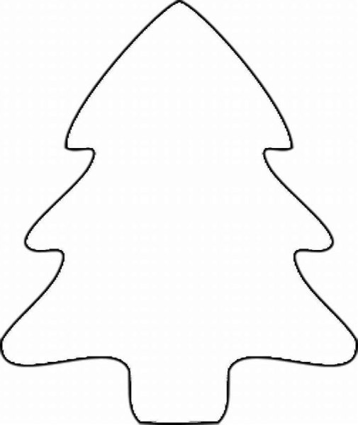 Елочка контур