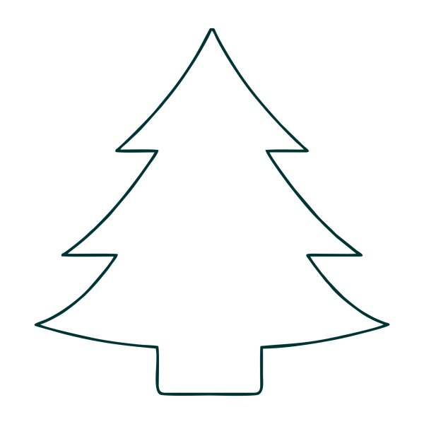 Елочка раскраска