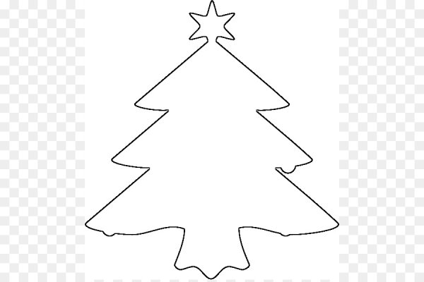 Трафарет елки для вырезания