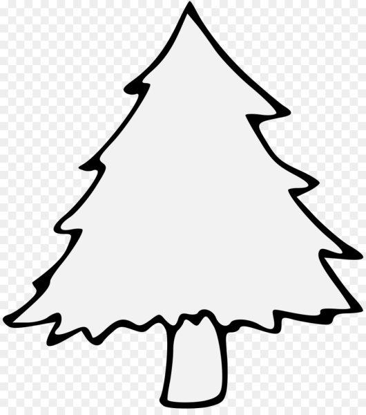 Елка черно белая