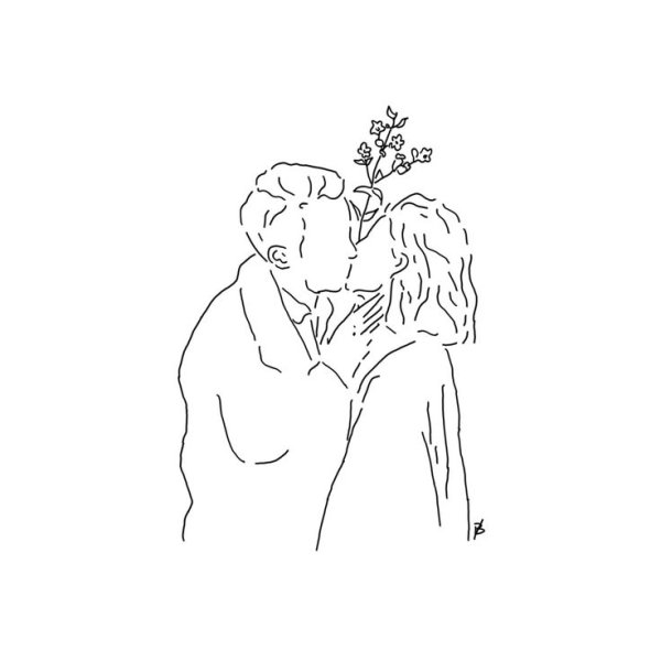 Рисунки влюбленных