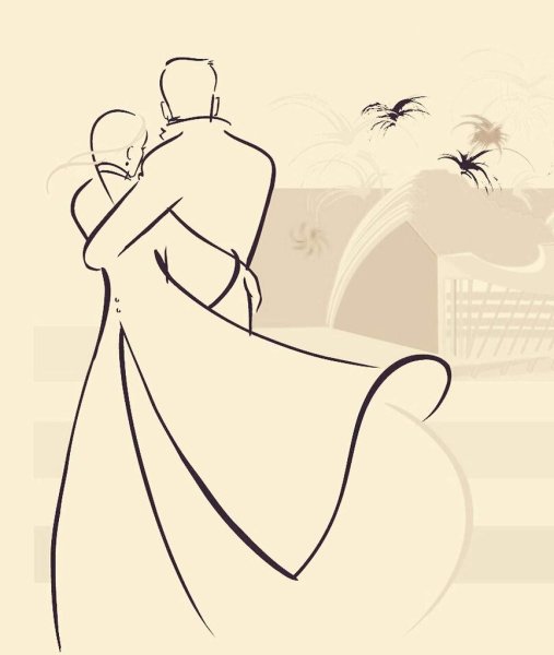 Влюбленные контур