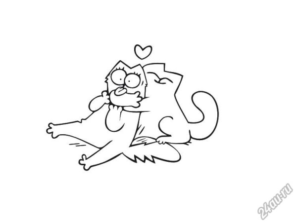 Кот Саймон любовь