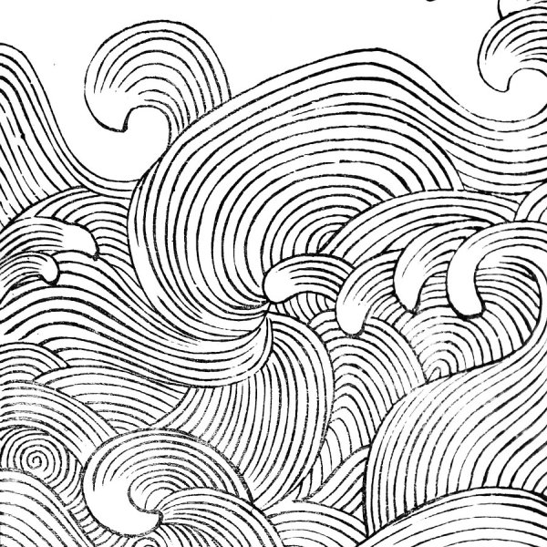 Волны стилизация