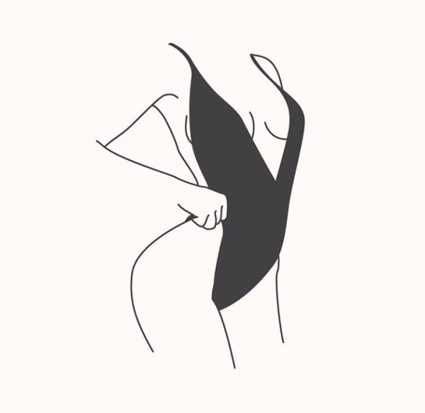 Силуэт женского тела