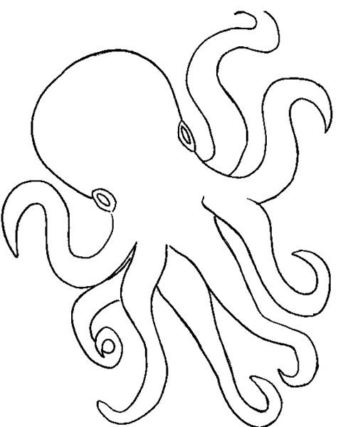 Трафарет "морские обитатели"