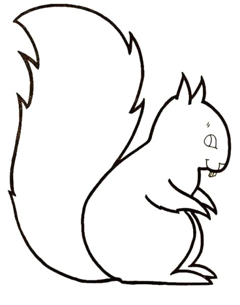 Контуры животных для аппликации