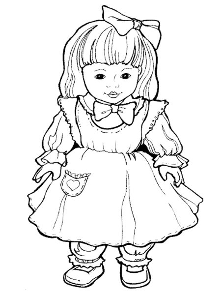 Трафарет раскраска для девочек