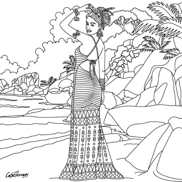 Раскраска Африка