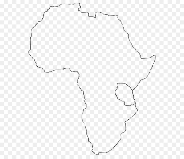 Контур континента Африка