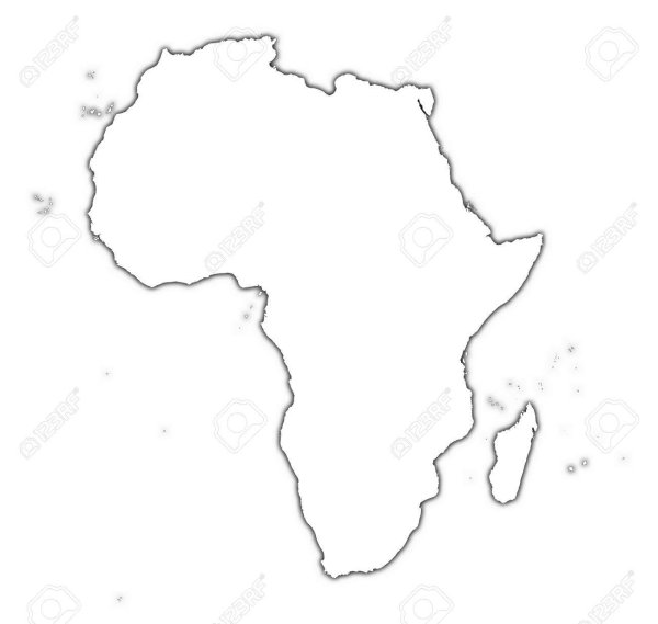 Очертания Африки