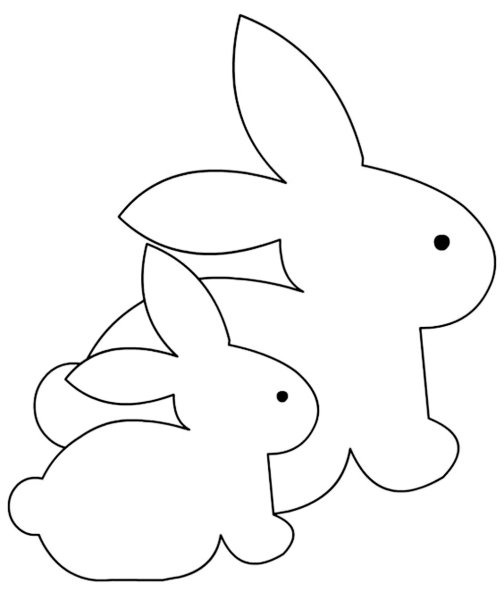 Кролик для вырезания