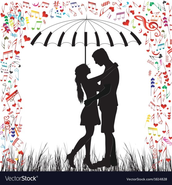 Контурная вышивка поцелуй