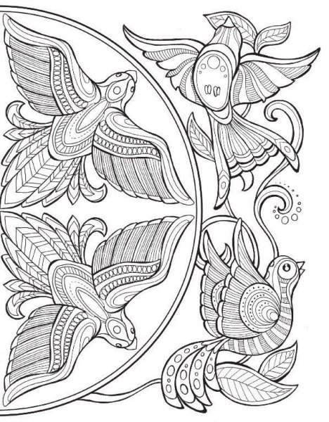 Трафареты для раскрашивания взрослым