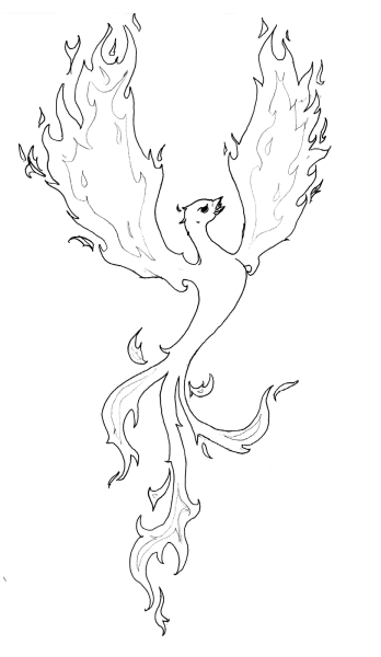 Тату Сказочная птица