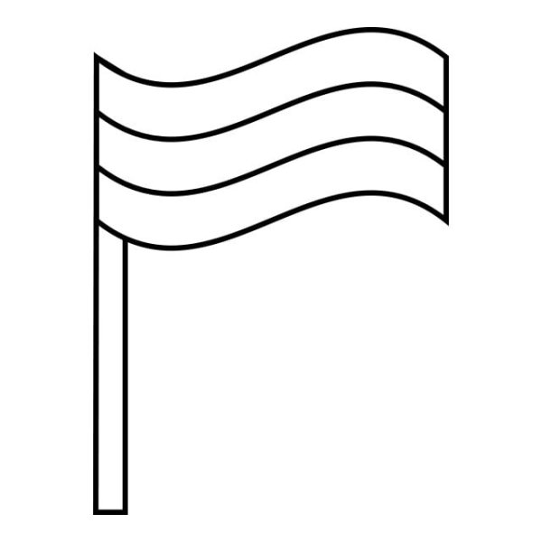 Российский флаг раскраска для детей