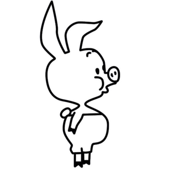 Пятачок раскраска